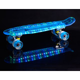 Šviečianti LED mažoji riedlentė Penny board