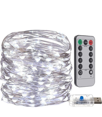 Eglutės lemputės - 300 LED/ šaltai balta spalva