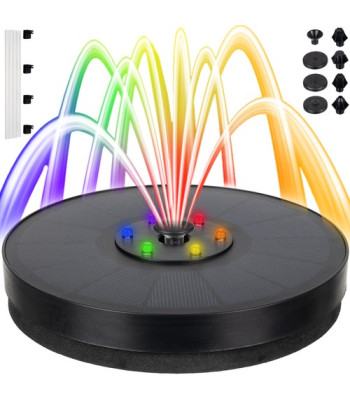 Saules sodo LED fontanas