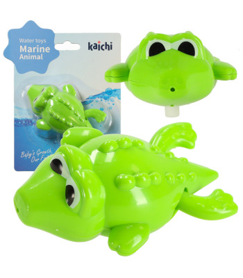 Prisukamas vonios žaislas plaukiojantis krokodilas