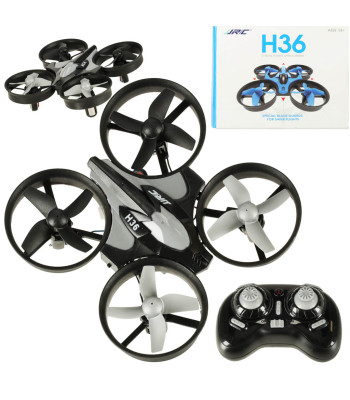 JJRC H36 mini 2.4GHz 4CH 6 ašių RC dronas juodas