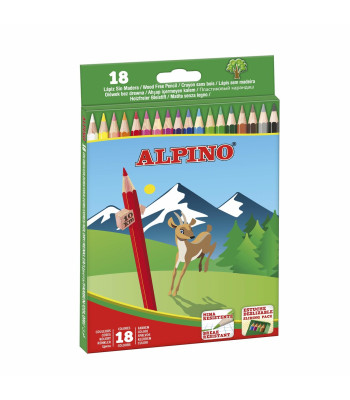 ALPINO Classic pieštukinės 18 spalvų