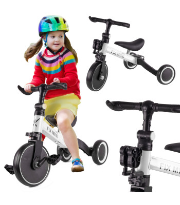 Trike Fix Mini krosinis triratukas 3in1 su pedalais baltas