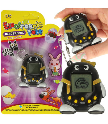 Žaislas Tamagotchi elektroninis žaidimas gyvūnas juodas