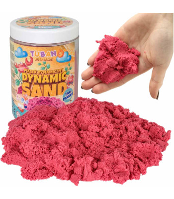 TUBAN Dynamic Sand 1kg rožinės spalvos