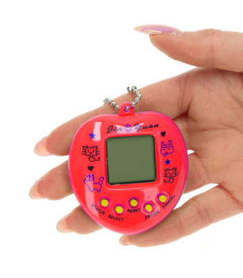 Žaislinis Tamagotchi elektroninis žaidimas 49in1 raudonas