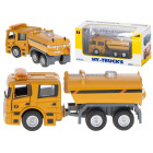 Cisternų sunkvežimio metalinis liejimo modelis 1:50 HY-TRUCK'S