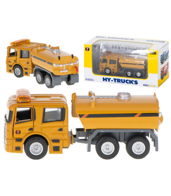 Cisternų sunkvežimio metalinis liejimo modelis 1:50 HY-TRUCK'S