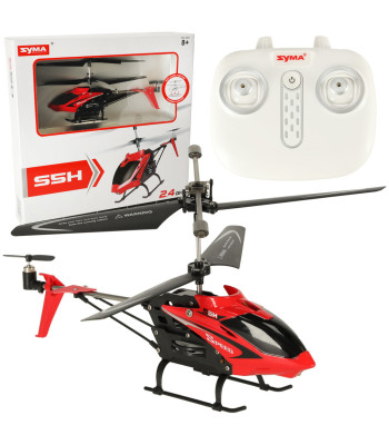 SYMA S5H 2.4GHz RTF RC sraigtasparnis raudonos spalvos