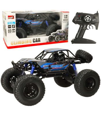 RC vikšrinis laipiojimo automobilis 1:10 4WD 48cm mėlynos spalvos