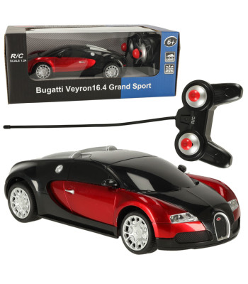 Bugatti Veyron RC automobilio licencija 1:24 raudona