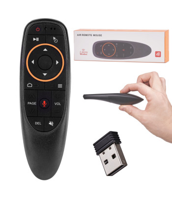 Pilotas Air Mouse G10 Smart TV Box su Mikrofonu X9