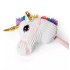 Hobby horse vienaragio galva ant lazdos, pliušinė 78 cm