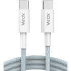 USB-C kabelis USB-C, du galai 65W 3A 1 m aukščiausios kokybės