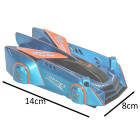 RC lazeriu valdomas sieninis mėlynas lazerinis automobilis