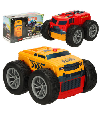 RC Revolt 2 Sided Rescue Racer mėlynas nuotolinio valdymo automobilis