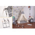 TIP02 TEEPEE TENT ZIGZAG BLACK