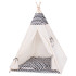 TIP02 TEEPEE TENT ZIGZAG BLACK