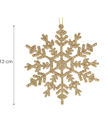 CA0754 KALĖDINĖS Puošmenos "SNIEGĖS" 12 CM 3 VNT.