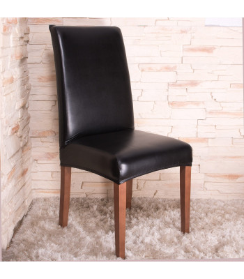 Tamprus odinis kėdės užvalkalas - juodas