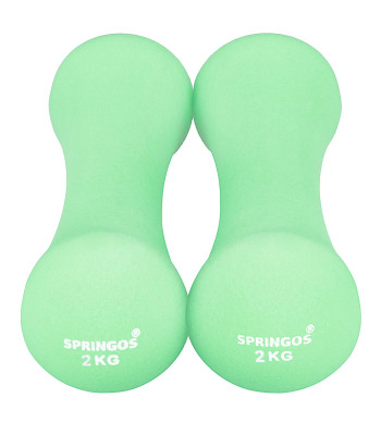 Neopreno hanteliai Springos FA1040 2x2kg