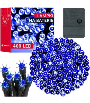 Kalėdinės lemputės Springos CL0405 400 Led mėlyna