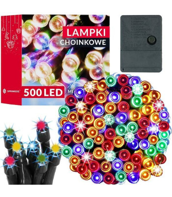 Kalėdinės lemputės Springos CL0536 500 Led daugiaspalvis 34,5 m