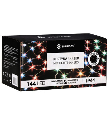 Kalėdinės lemputės Springos CL4111 144 Led 2 x 2 m