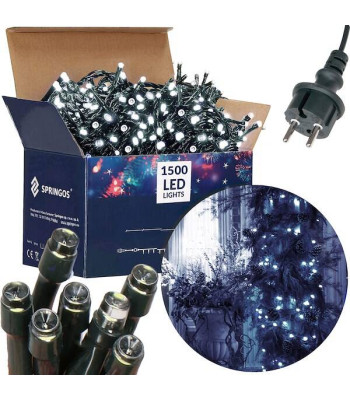 Kalėdinės lemputės Springos CL1501 1500 Led 90 m