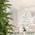 CT0194 Dirbtinė Kalėdų eglutė 180 cm Premium Royal Trees, natūrali eglutė su mediniu stovu