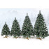 CT0191 Dirbtinė Kalėdų eglutė 220 cm Premium Royal Trees, snieguota deimantinė pušis su kūgiais