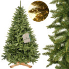 CT0187 Dirbtinė eglė 220 cm Premium Royal Trees, Kaukazo eglė, su mediniu stovu