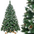 CT0192 Dirbtinė Kalėdų eglutė 240 cm Premium Royal Trees Snowy Deimantinė pušis su kūgiais