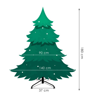 Kalėdinė eglutė CT0148 180cm