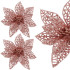 Kalėdinė dekoracija "Poinsettia" Springos CA0724 11x11 cm