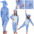 Vaikiška kigurumi pižama Stitch