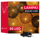 Medvilnės kamuoliukai Springos CL0155, 50 LED