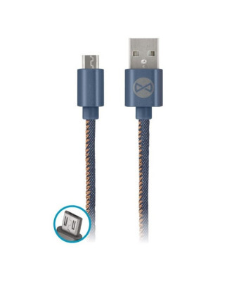 Laidas "Jeans" micro-USB, 1m 2A