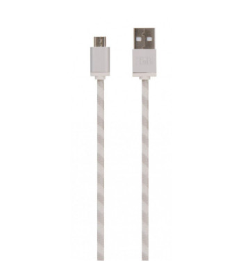 Laidas USB - micro USB 2m, baltas