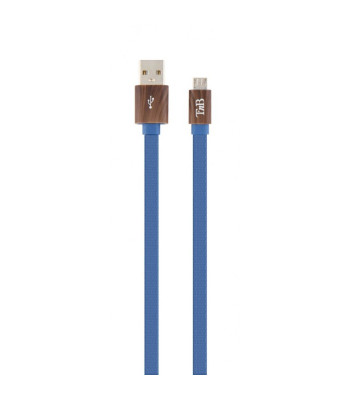 Pintas laidas USB/micro USB 1m, mėlynas