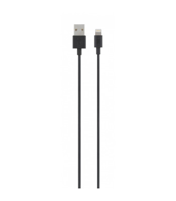 Pintas laidas USB/Lightning 1m, juodas