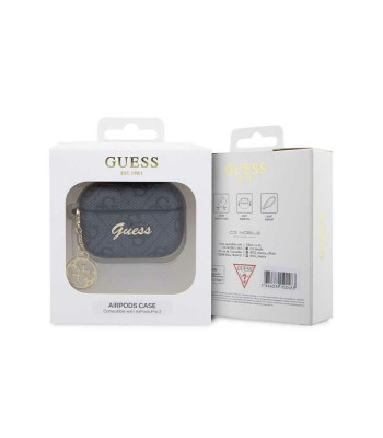 Guess dėklas, skirtas AirPods Pro 2 GUAP2G4GSMK juodas PU 4G