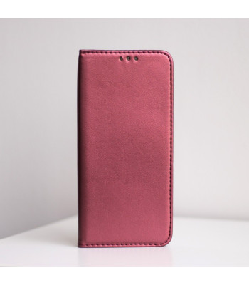 Smart Magnetic dėklas, skirtas iPhone 14 Plus 6,7 bordo