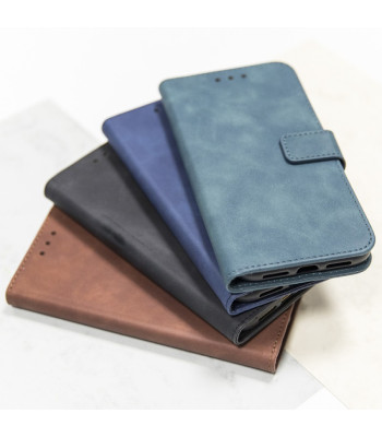 Smart Velvet dėklas, skirtas Xiaomi Redmi Note 12 Pro 5G tamsiai mėlynas