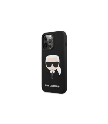 Karl Lagerfeld dėklas iPhone 13 Pro Max 6,7 KLHCP13XSLKHBK black Silikoninis Karl`s Head