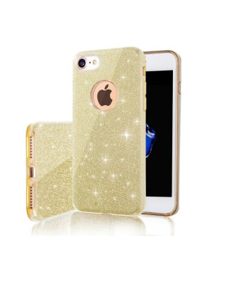 Glitter 3in1 telefono dėklas  Samsung Galaxy A03S gold