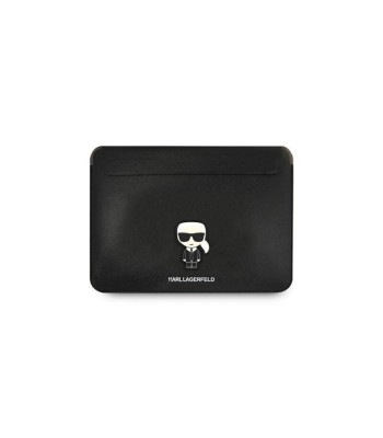 Karl Lagerfeld dėklas KLCS16PISFBK 16” black Saffiano Iconic