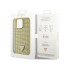 Guess telefono dėklas  iPhone 14 Pro Max 6,7 GUHCP14XHDGTPD gold dėklas Rhinestone Triangle