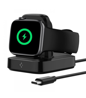 Spigen bevielis pakrovėjas PowerArc PF2002  Apple Watch black