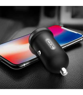 XO automobilinis pakrovėjas CC18 2x USB 2,1A juodas